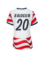 Spojené státy Folarin Balogun #20 Domácí Dres pro Dámské MS 2026 Krátký Rukáv